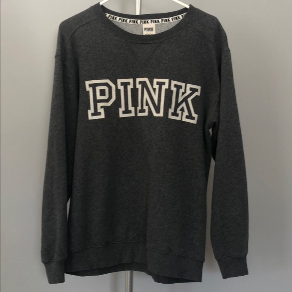 PINK Victoria’s Secret Embroidered Sweatshirt Size Small